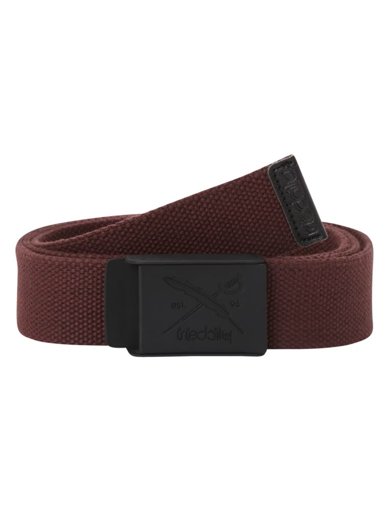 Iriedaily Flag Rubber Belt (Wine)