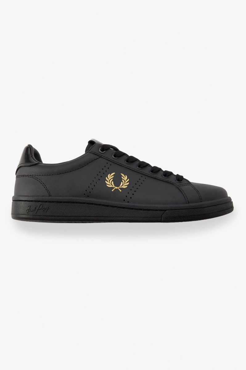 Fred Perry B721 Leather Black-45