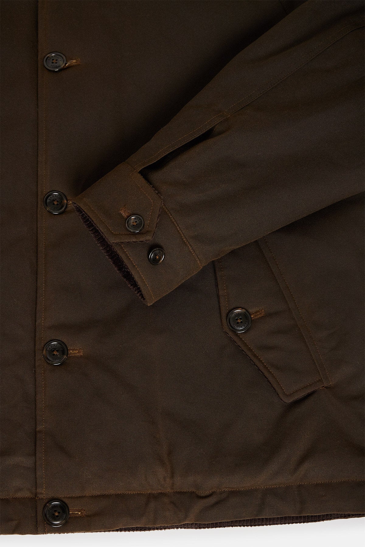 Baracuta Waxed Deck Jacket (Deep Moss)
