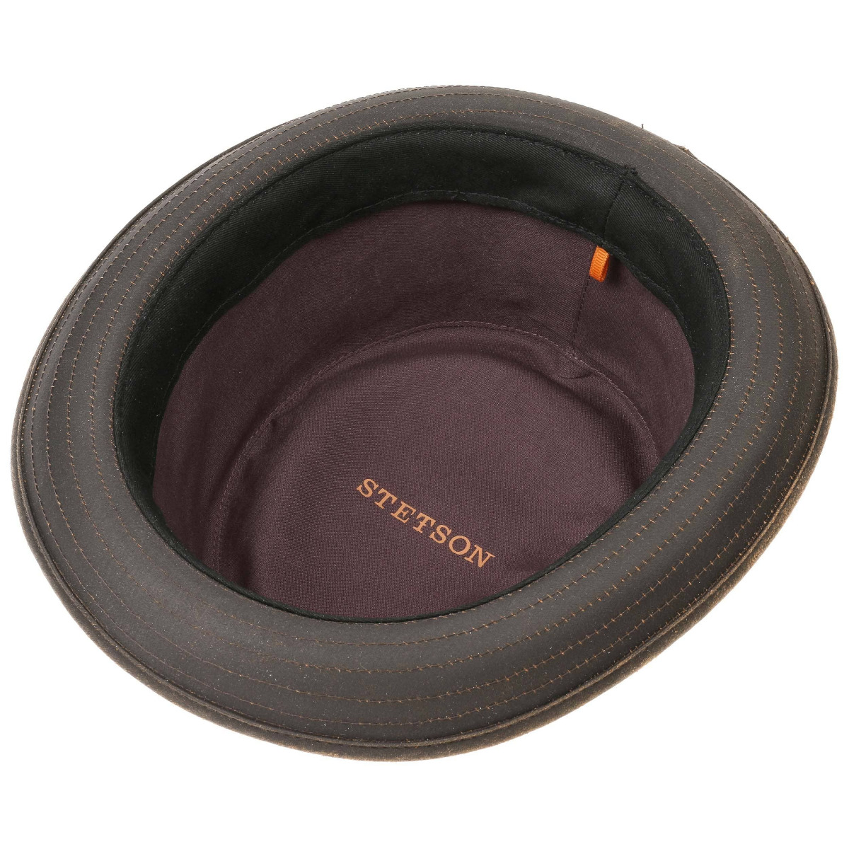 Stetson Odenton Pork Pie Cloth Hat brown-L