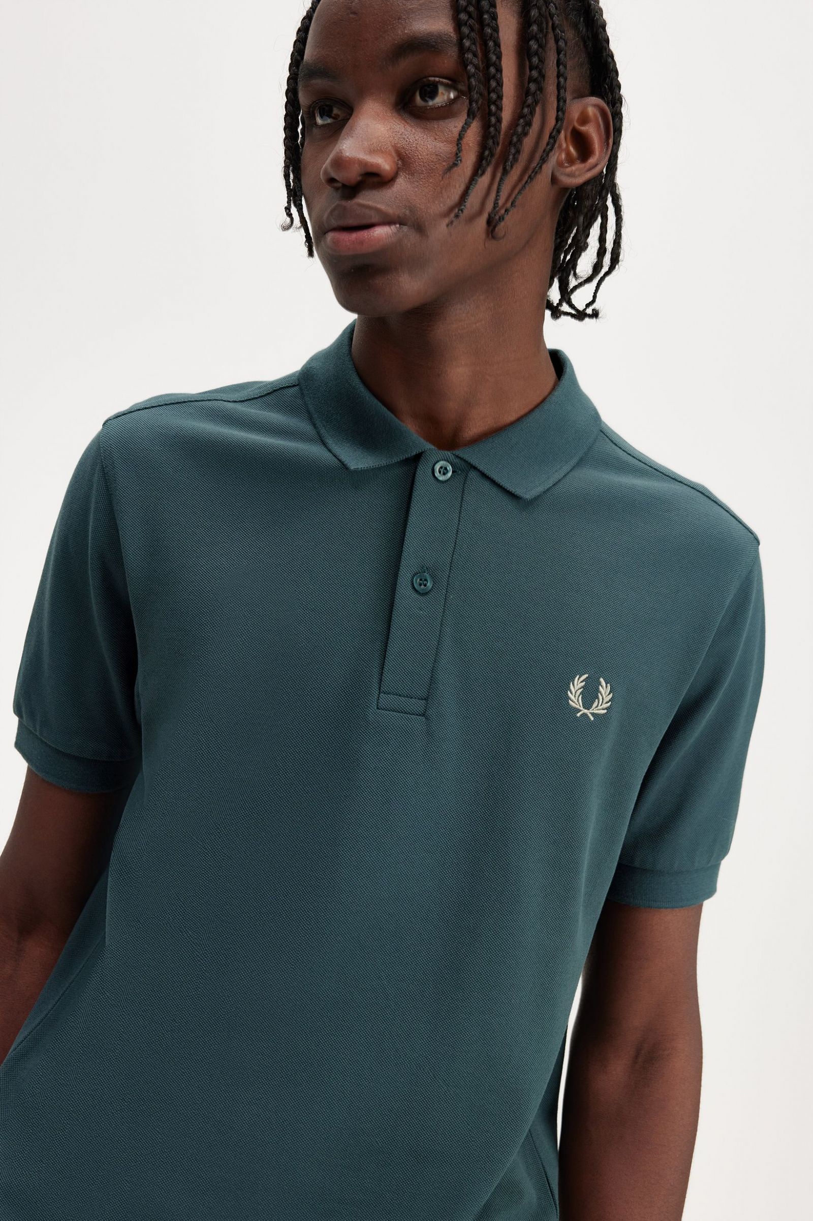 Fred Perry M6000 - Plain Polo Shirt Petrol Blue