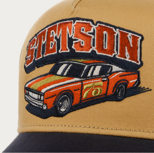 Stetson Muscle Car 75 Trucker Cap (Blue/Brown)