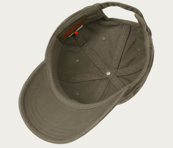 Stetson Rector Baseball Cap in Olive
