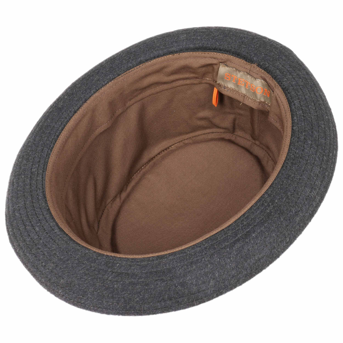 Wool Pork Pie Hat anthracite-59