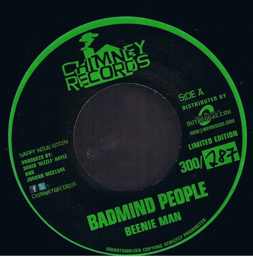 Beenie Man - Badmind People / Chill Spot Riddim (7")