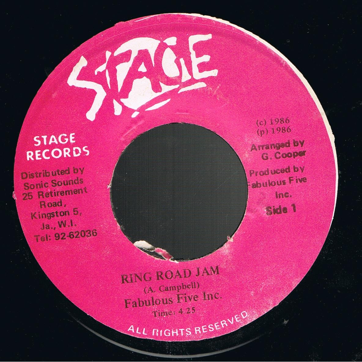 Fabulous Five Inc. - Ring Road Jam / Version (7")