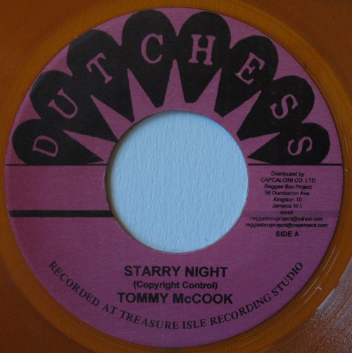 Tommy McCook - Starry Night (7")