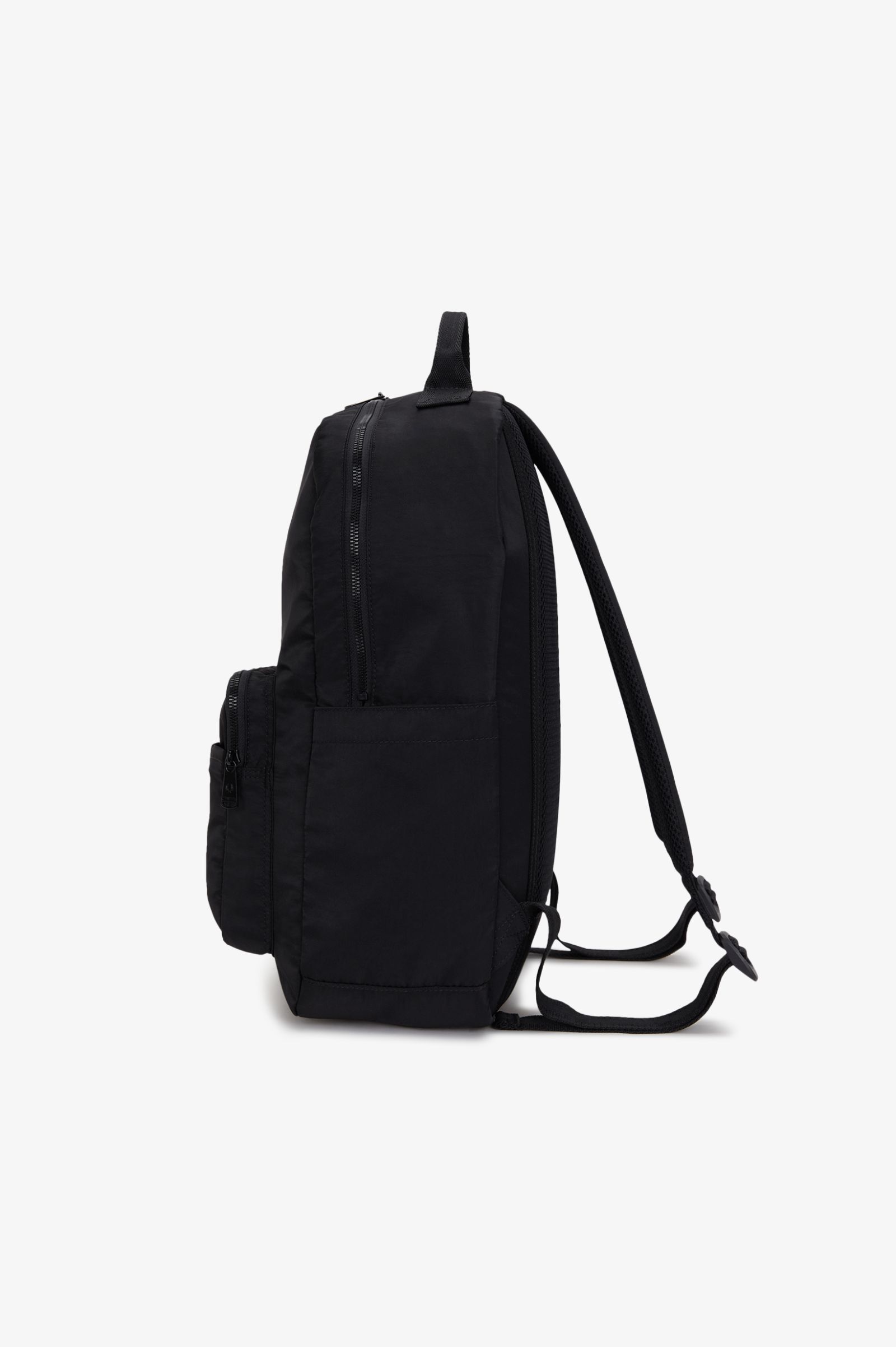 Fred Perry Crinkle Nylon Backpack (Black)