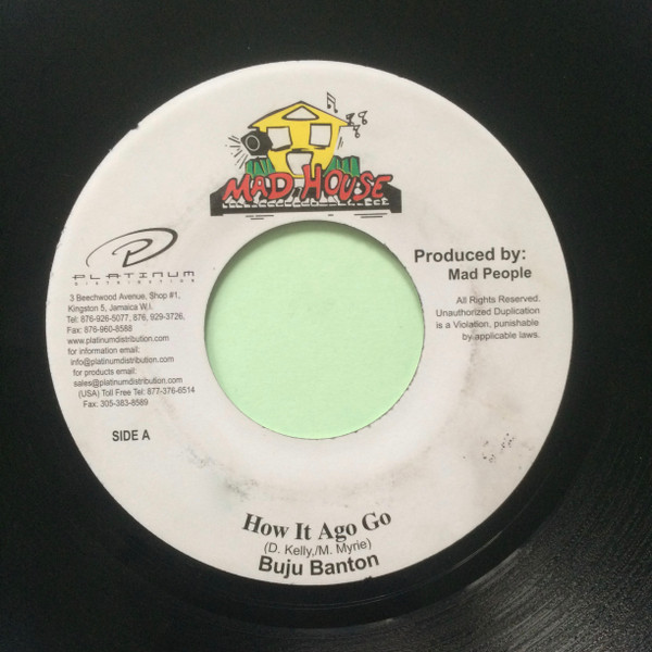 Buju Banton – How It Ago Go / Joyride Version(7")      