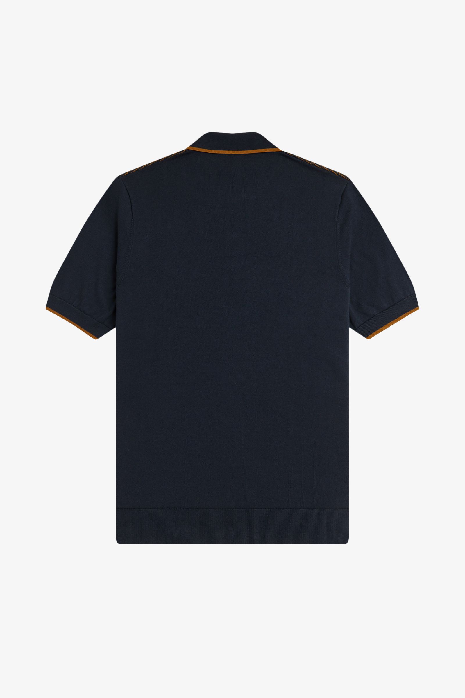 Fred Perry Tonic Waffle Knitted Shirt (Navy)