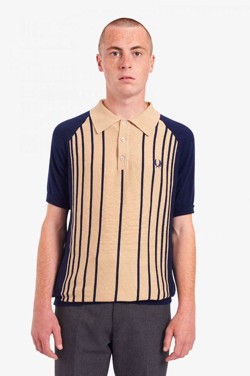 Fred Perry Reissue Poloshirt Knitted Stripe 266-M