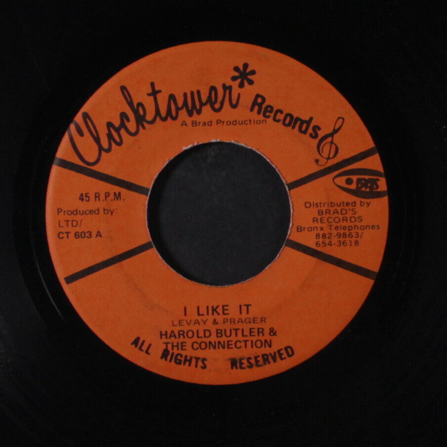 Harold Butler - I Like It / The Connection - Like This Disco Mix (7")