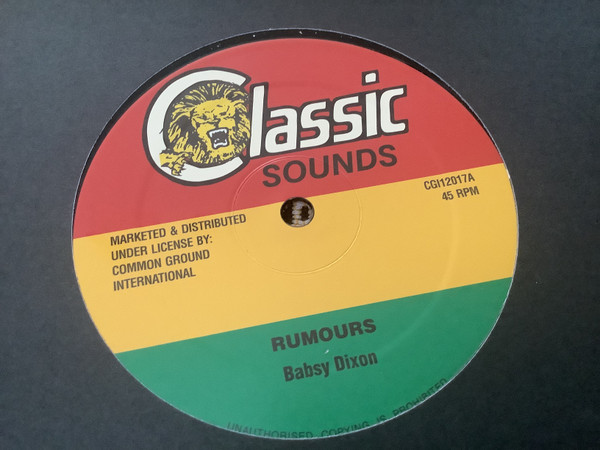 Babsy Dixon – Rumours / It's Too Late (12")