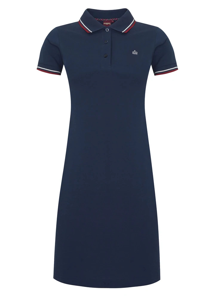 Merc Kara Polo Dress Navy