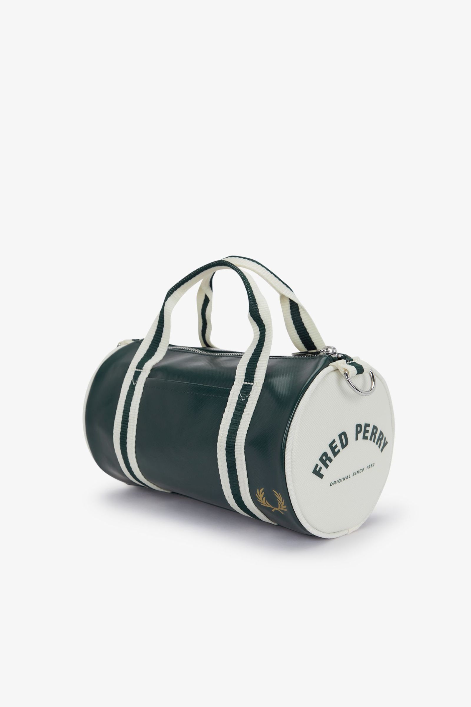 Fred Perry Classic Barrel Bag (Grassroots/Ecru)