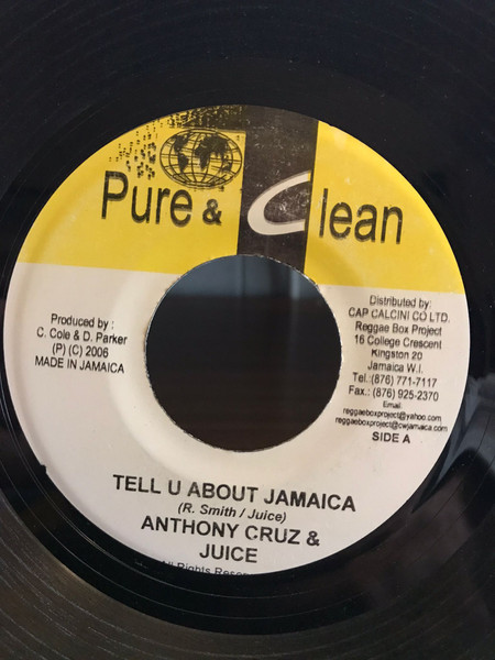 Anthony Cruz & Juice / Virgo Man – Tell U About Jamaica - Virgo Man – Gal U Dis (7")   