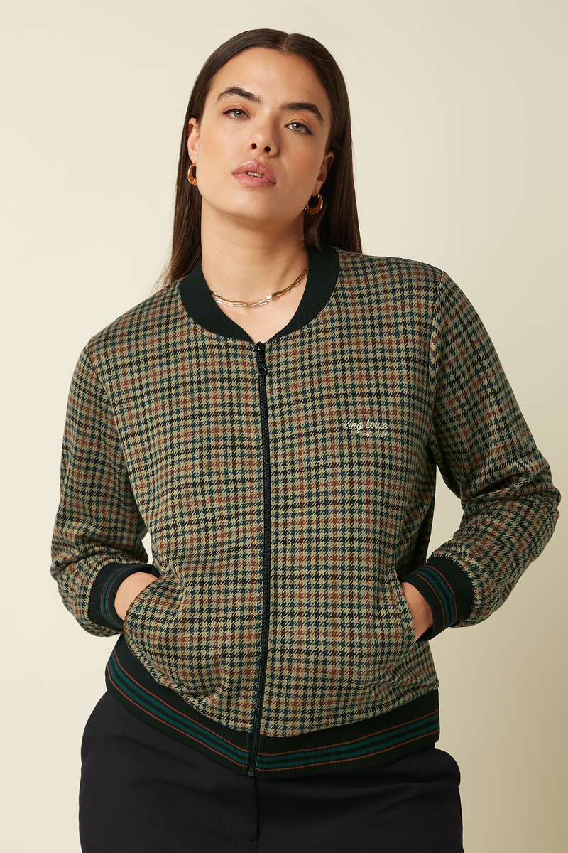 King Louie Bessie Jacket Vine Jacquard (Beige)