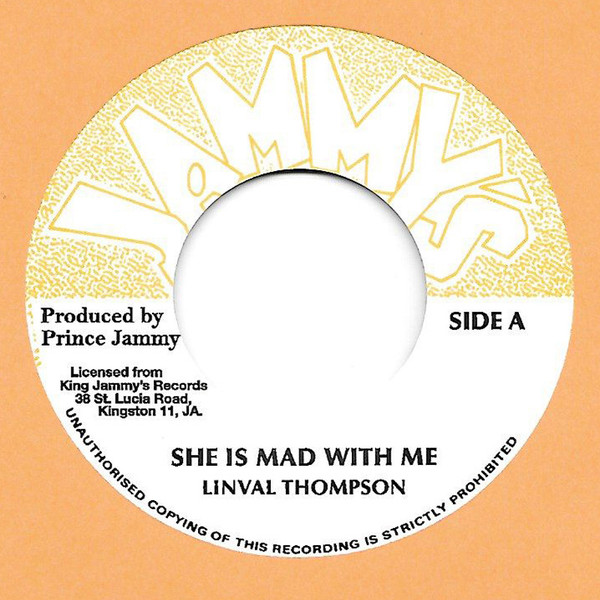 Linval Thompson - She Is Mad With Me / Version (7")