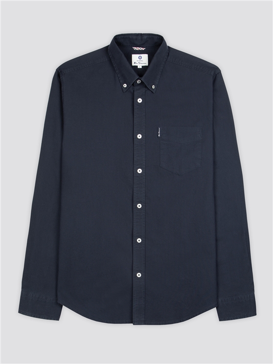 Ben Sherman Oxford Shirt Dark Navy-M