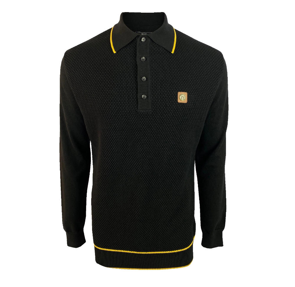 Trojan Polo Diamond Panel Black TR/8636-XXL