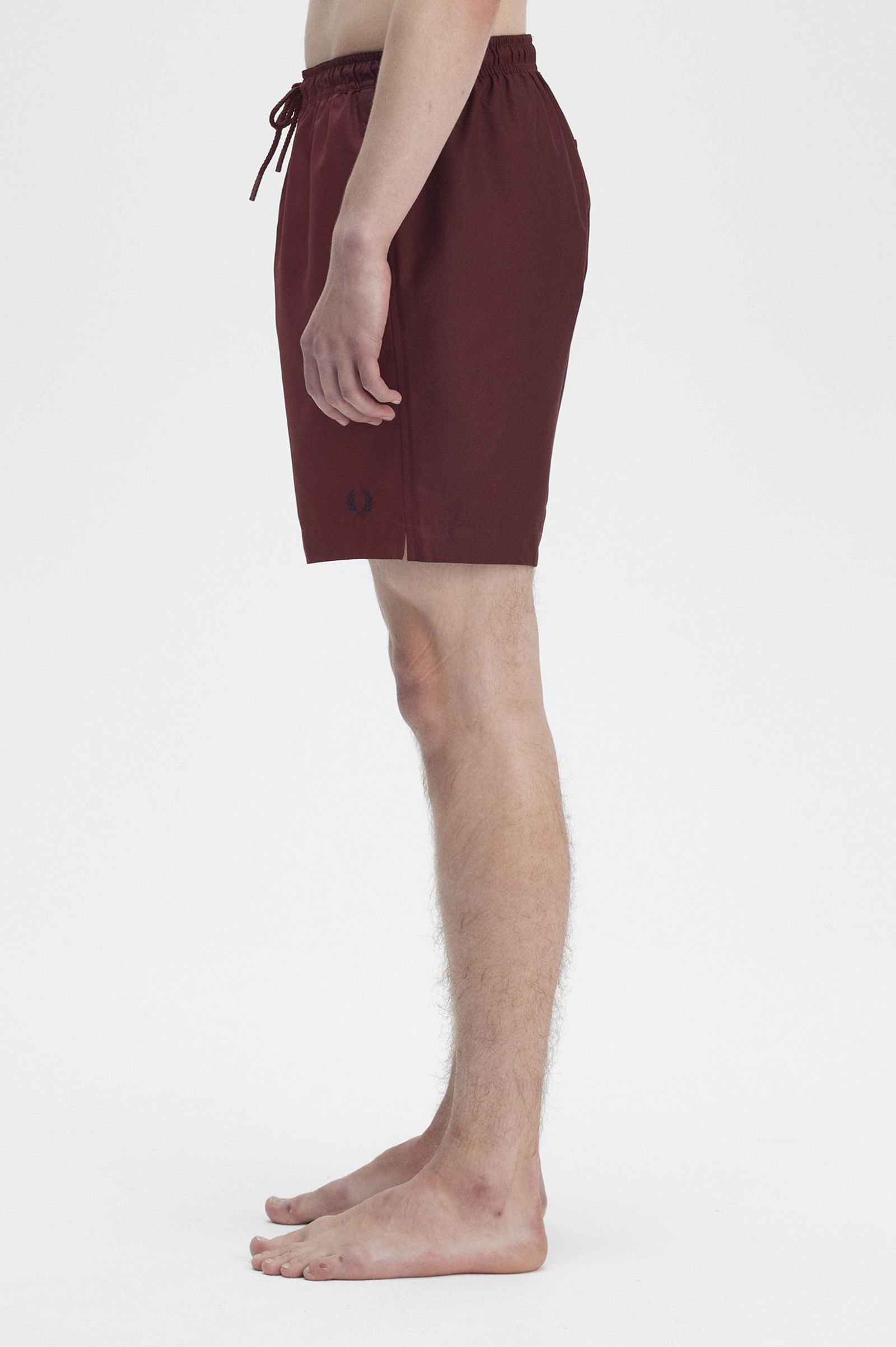 Fred Perry Classic Swimshort in Oxblood 