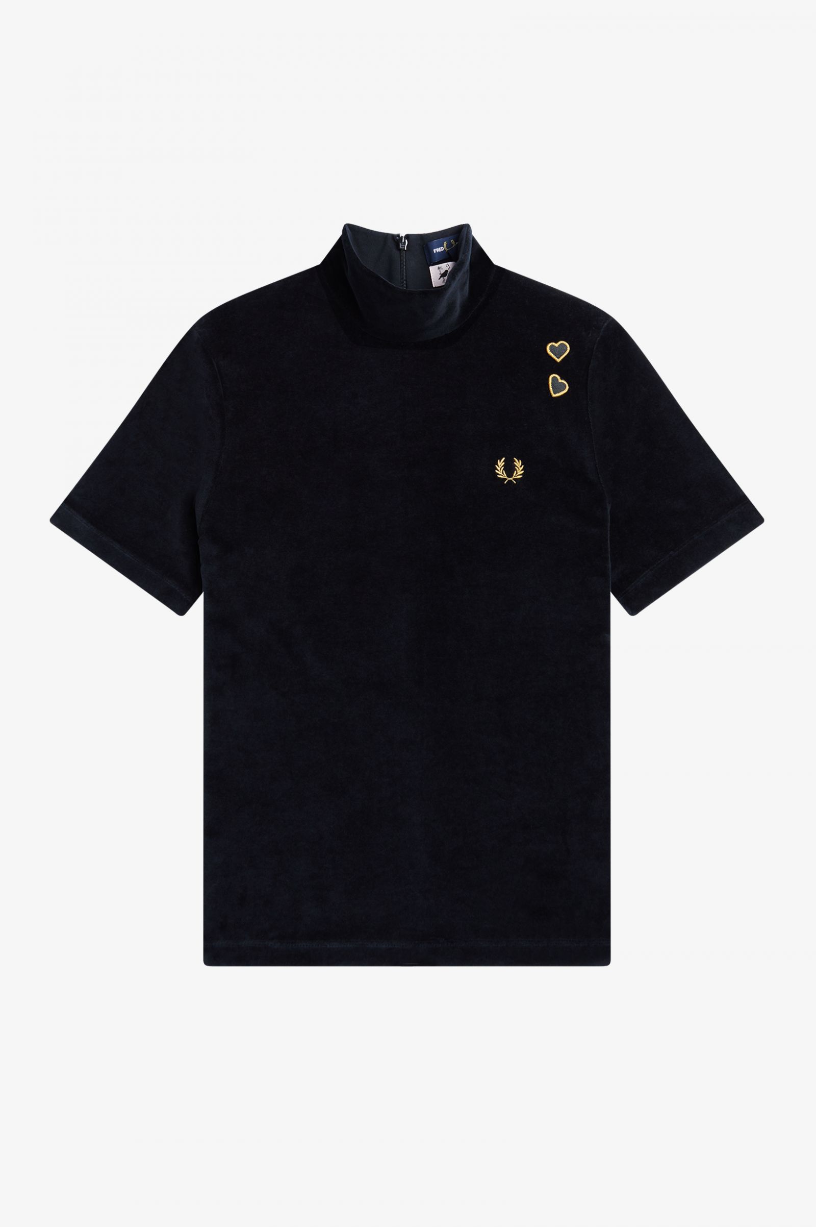 Fred Perry Amy Winehouse Foundation Velours-Top