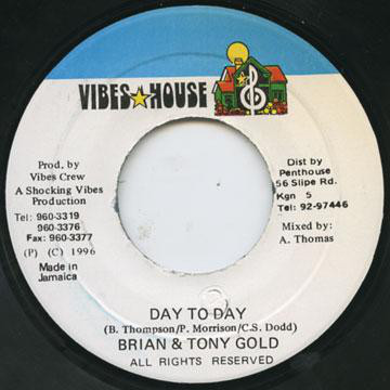 Brian & Tony Gold - Day To Day / Version (7")
