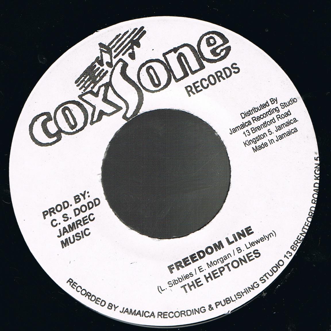 The Heptones - Freedom Line / Version (Original Stamper 7")