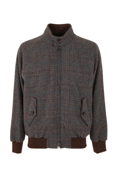 Baracuta Harrington Jacke G9 Englische Wolle Grey/ Brown