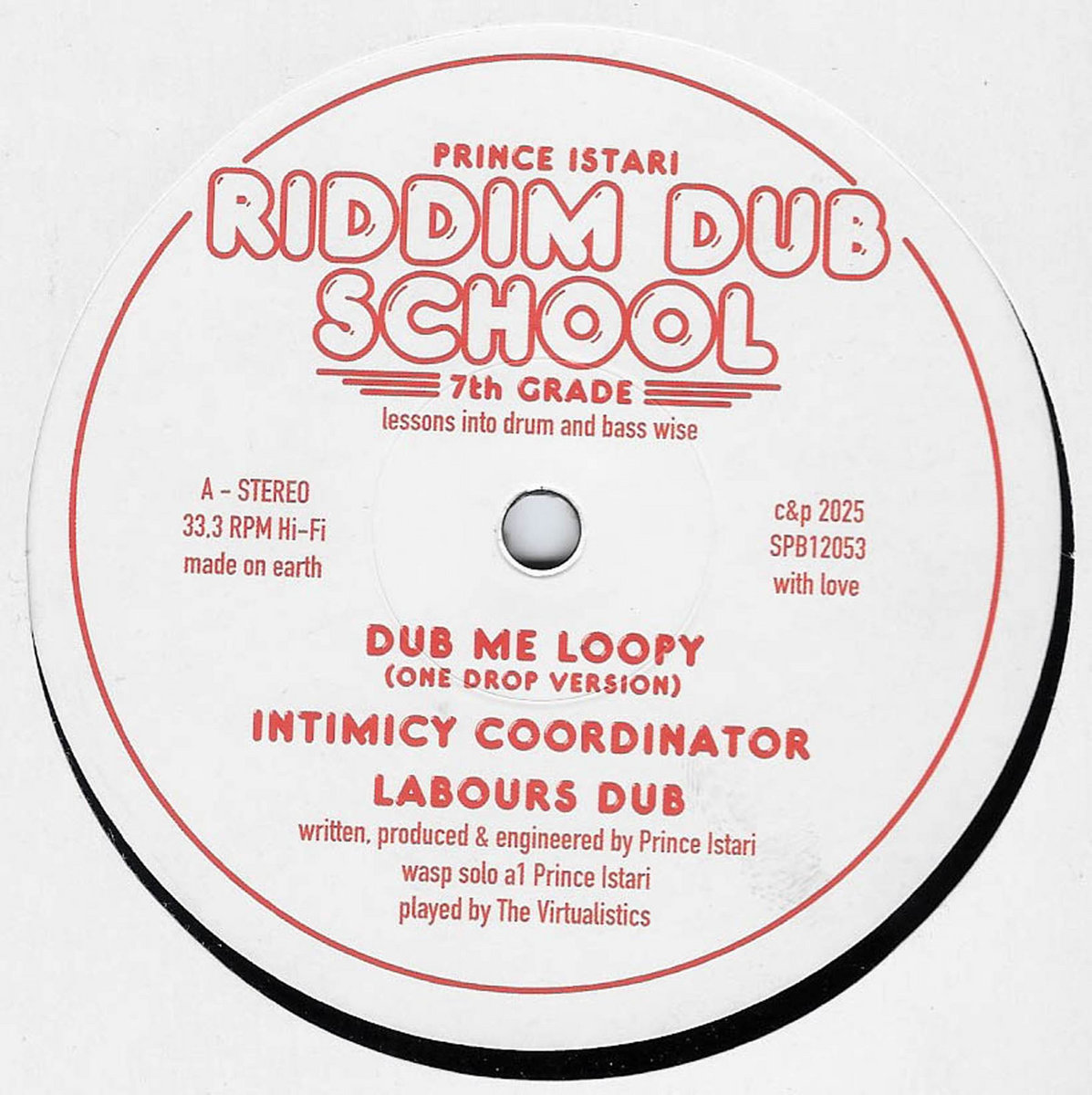 Prince Istari – Riddim Dub School 7th Grade (12")