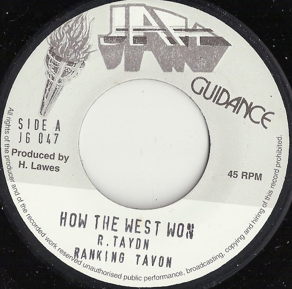 Ranking Toyan - How The West Was Won / Version (7")