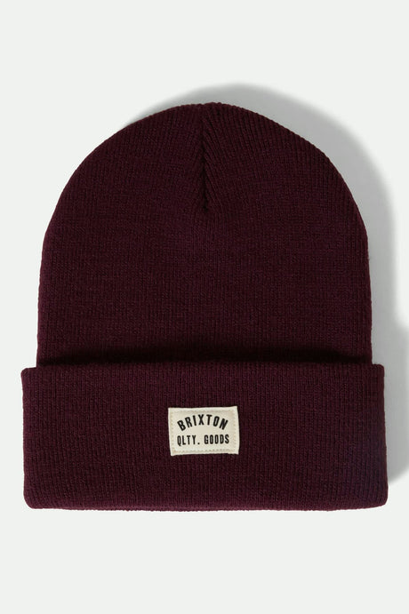 Brixton Unisex Woodburn Watch Cap Beanie (Port)