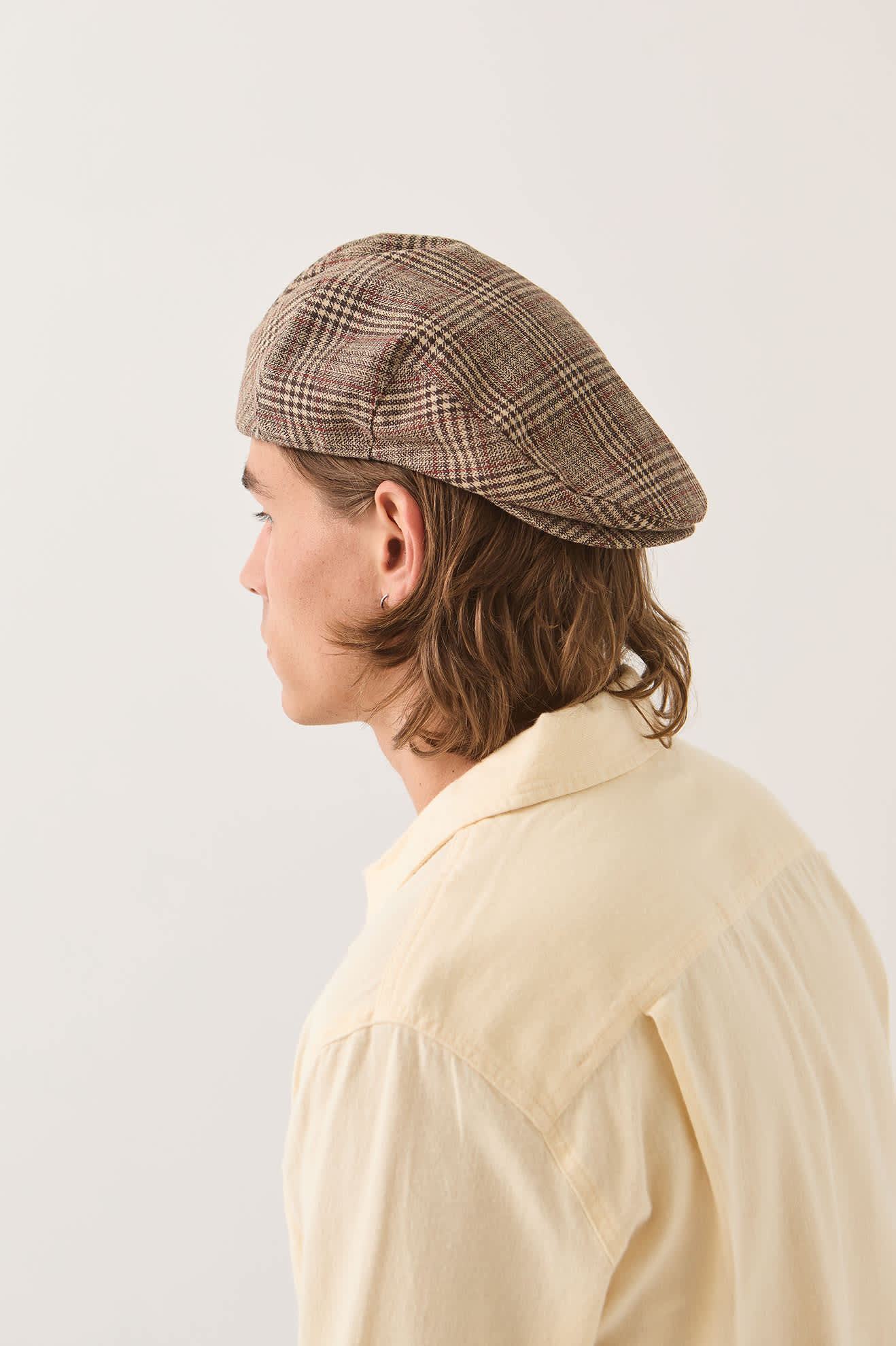 Brixton Hooligan Snap Cap (Brown/Tan/Red Plaid)