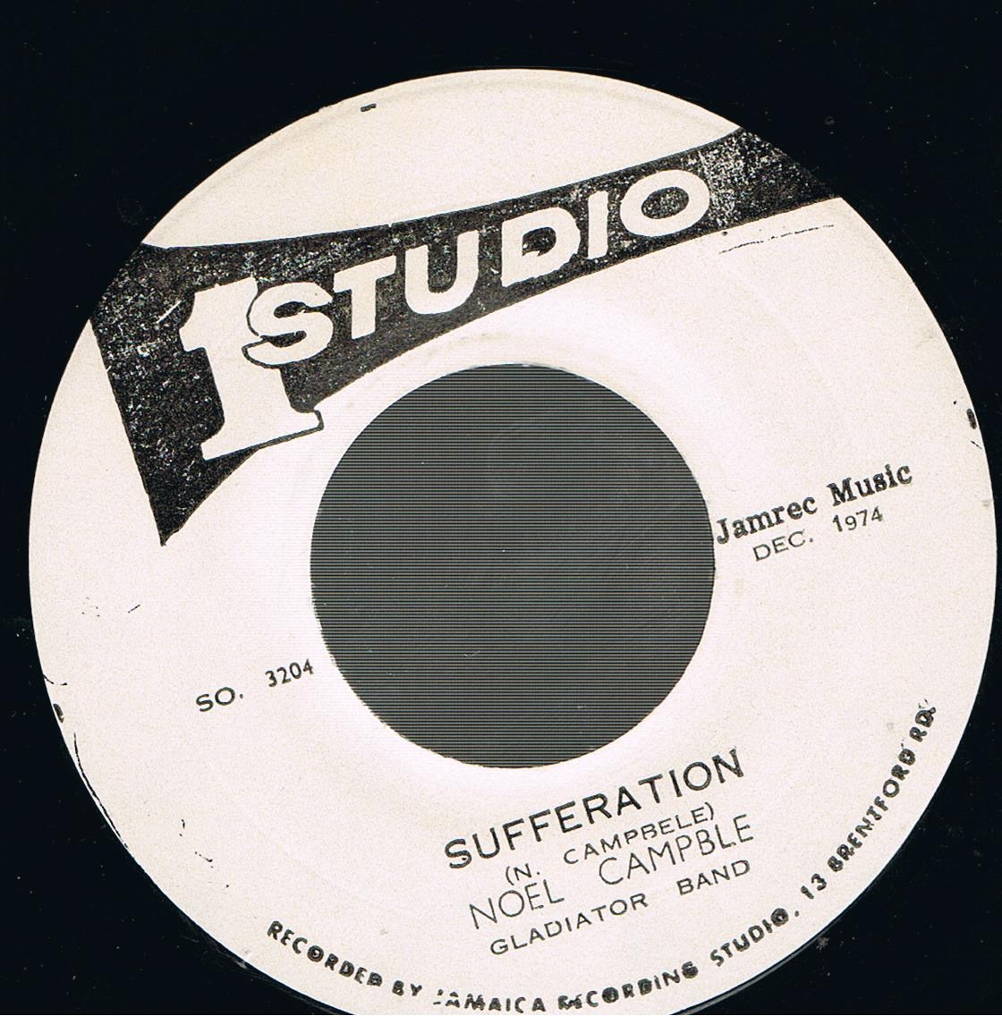 Noel Campble - Sufferation / Version (Original Stamper 7")