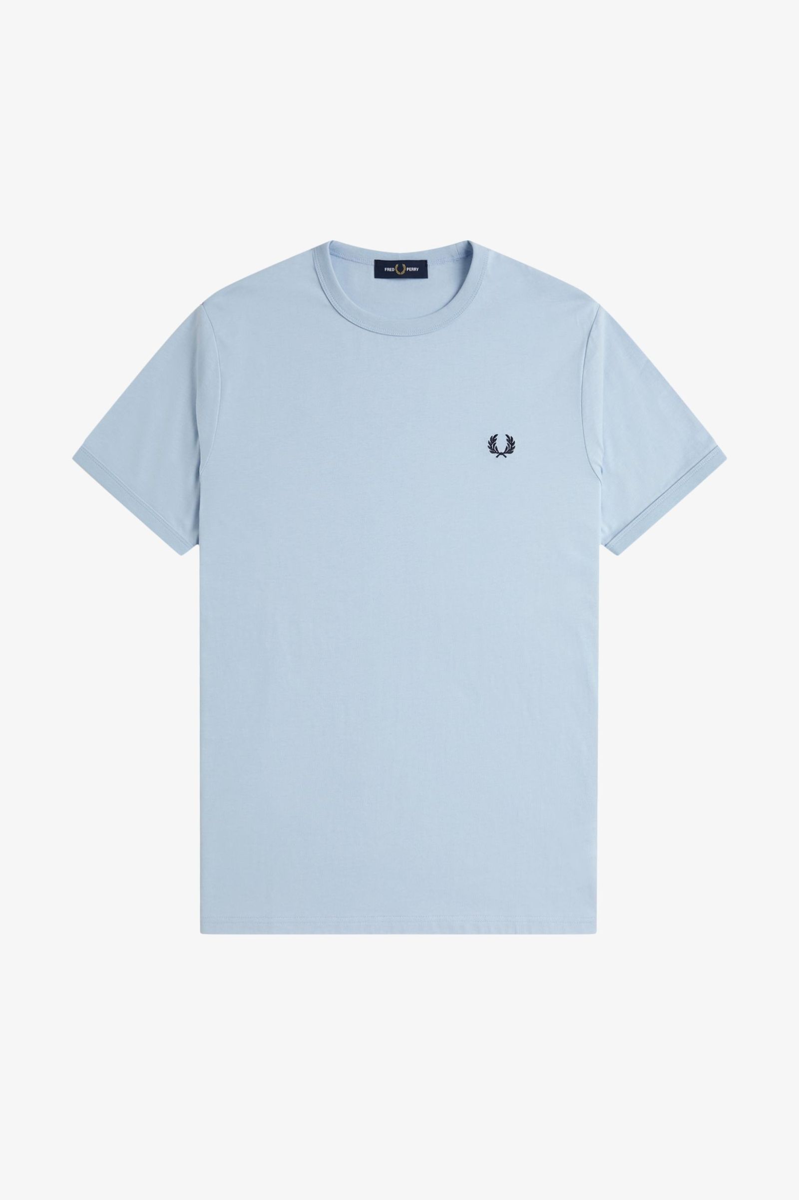 Fred Perry Ringer T-Shirt in Light Smoke