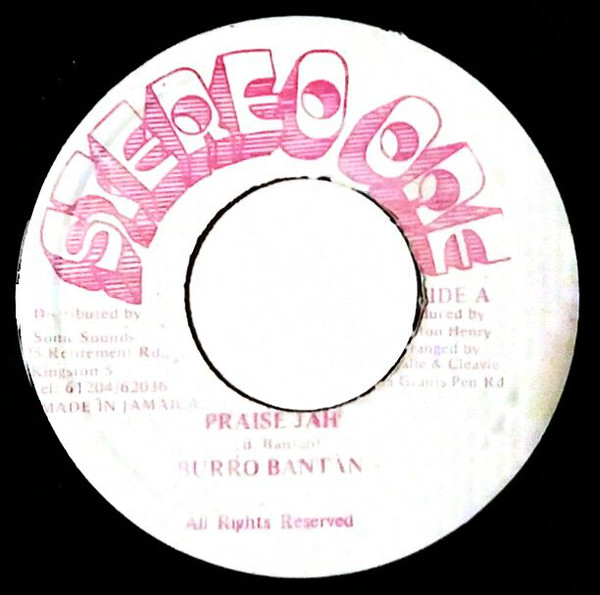 Burru Banton - Praise Jah / Version (7")