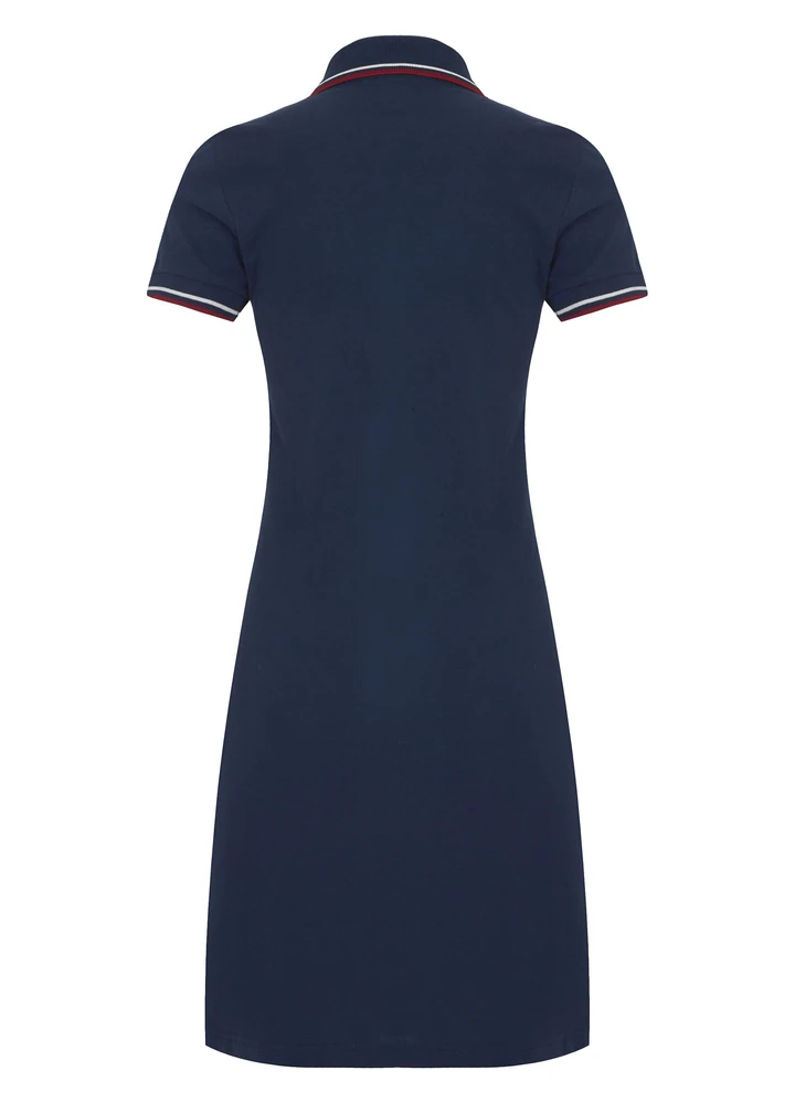 Merc Kara Polo Dress Navy