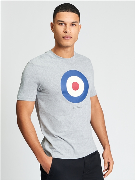 Ben Sherman Short Sleeve Target T-Shirt (Grey)
