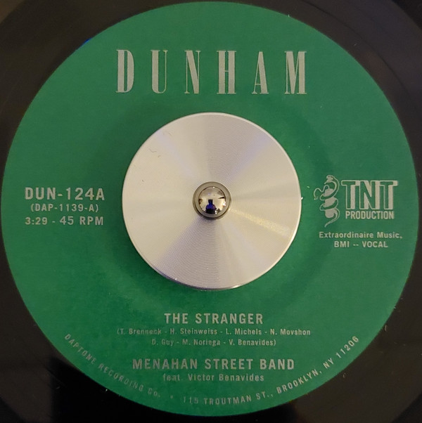 Menahan Street Band - The Stranger / Black Velvet (7'')