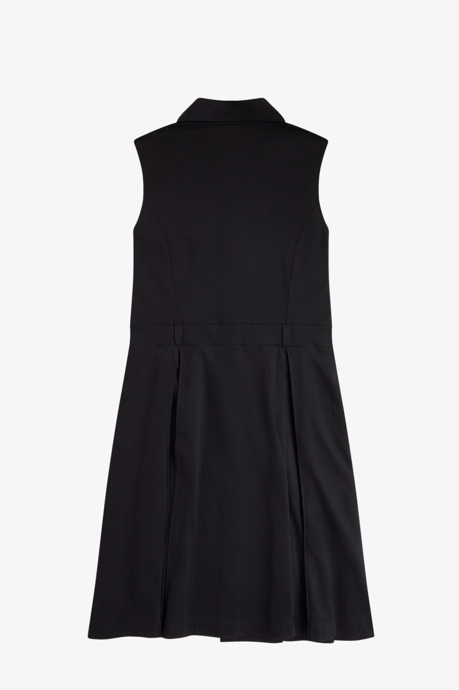 Fred Perry Mesh Shirt Dress in Black 