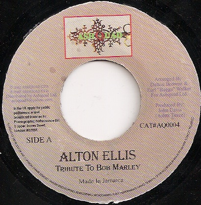 Alton Ellis - Tribute To Bob Marley / Version (7")