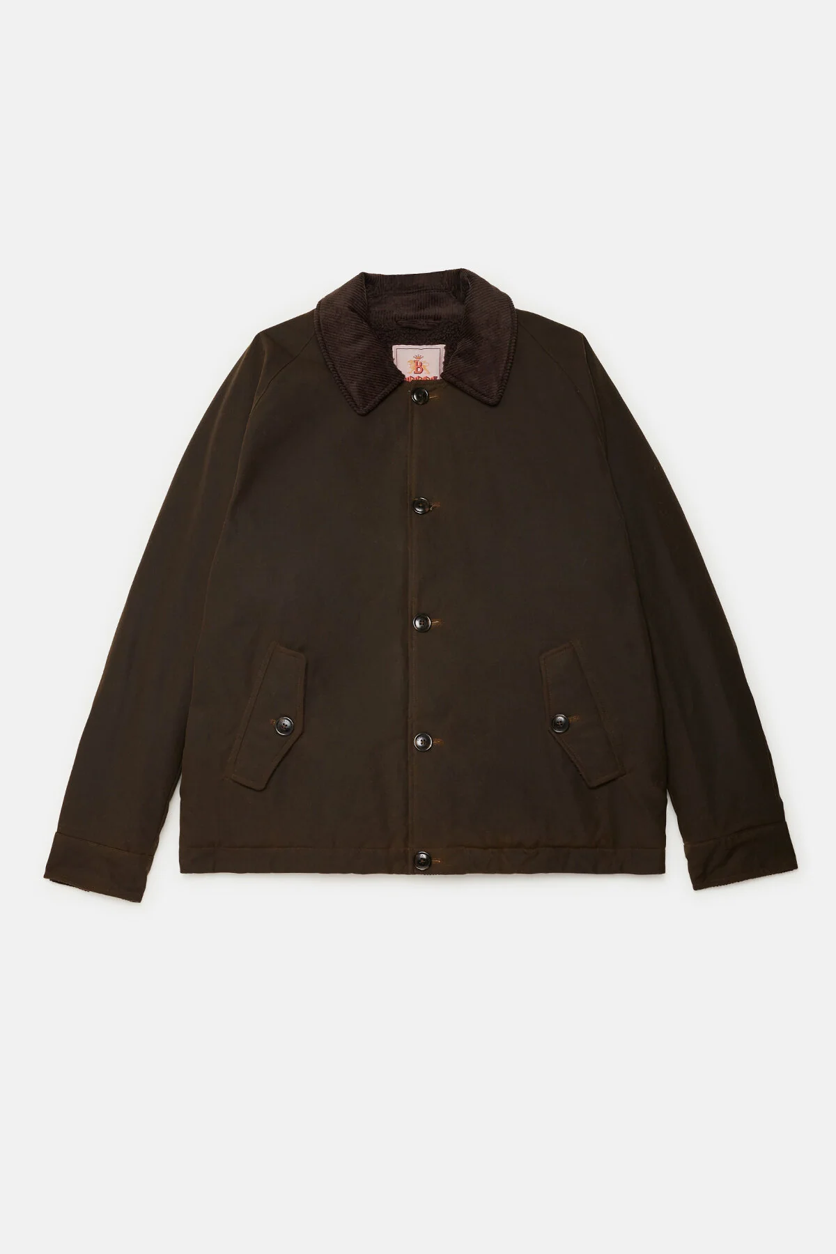 Baracuta Waxed Deck Jacket (Deep Moss)