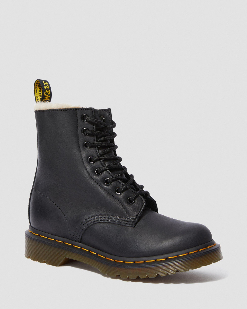 Dr. Martens 1460 Serena Burnished Wyoming Black