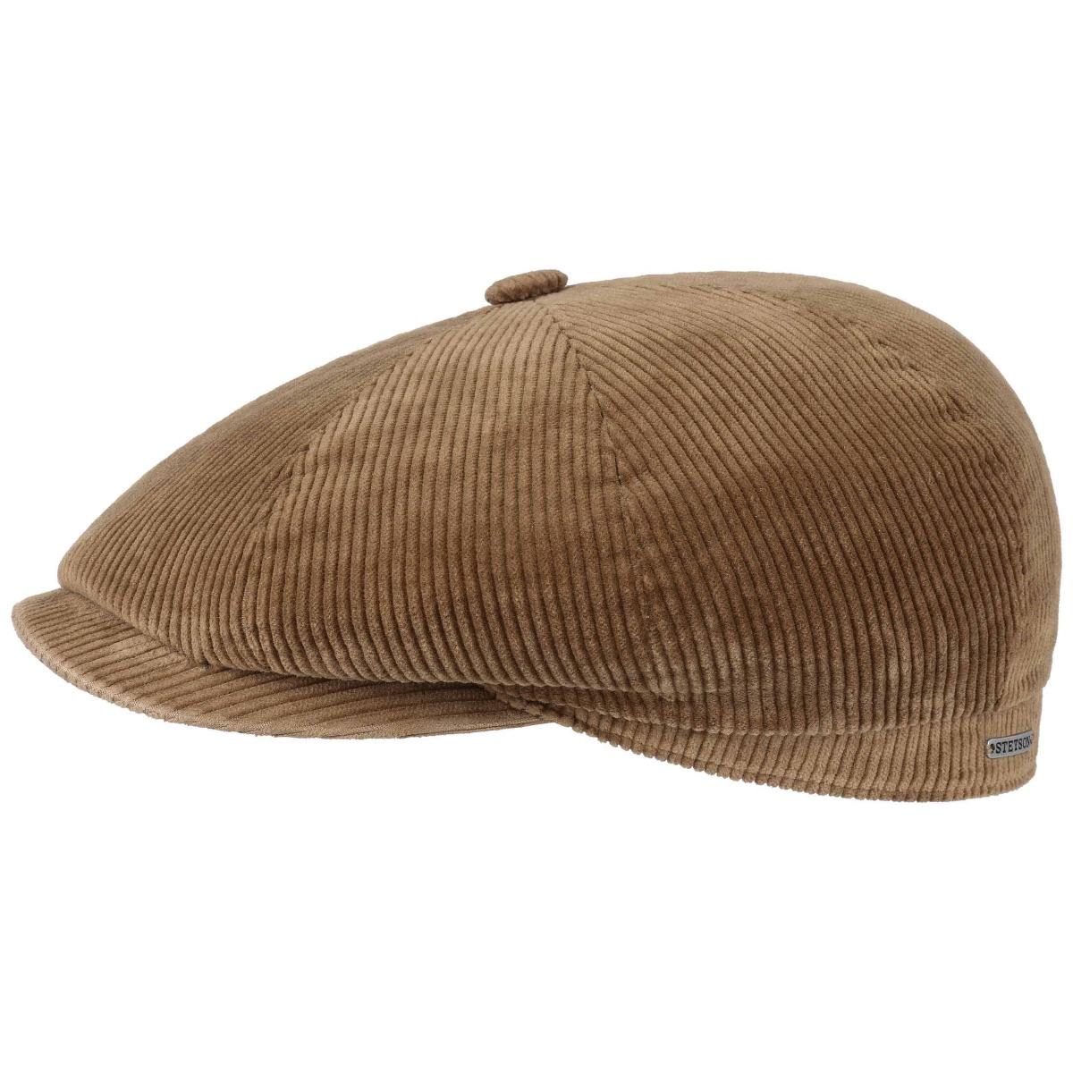 Stetson Hatteras Classic Corduroy Flat Cap beige-62