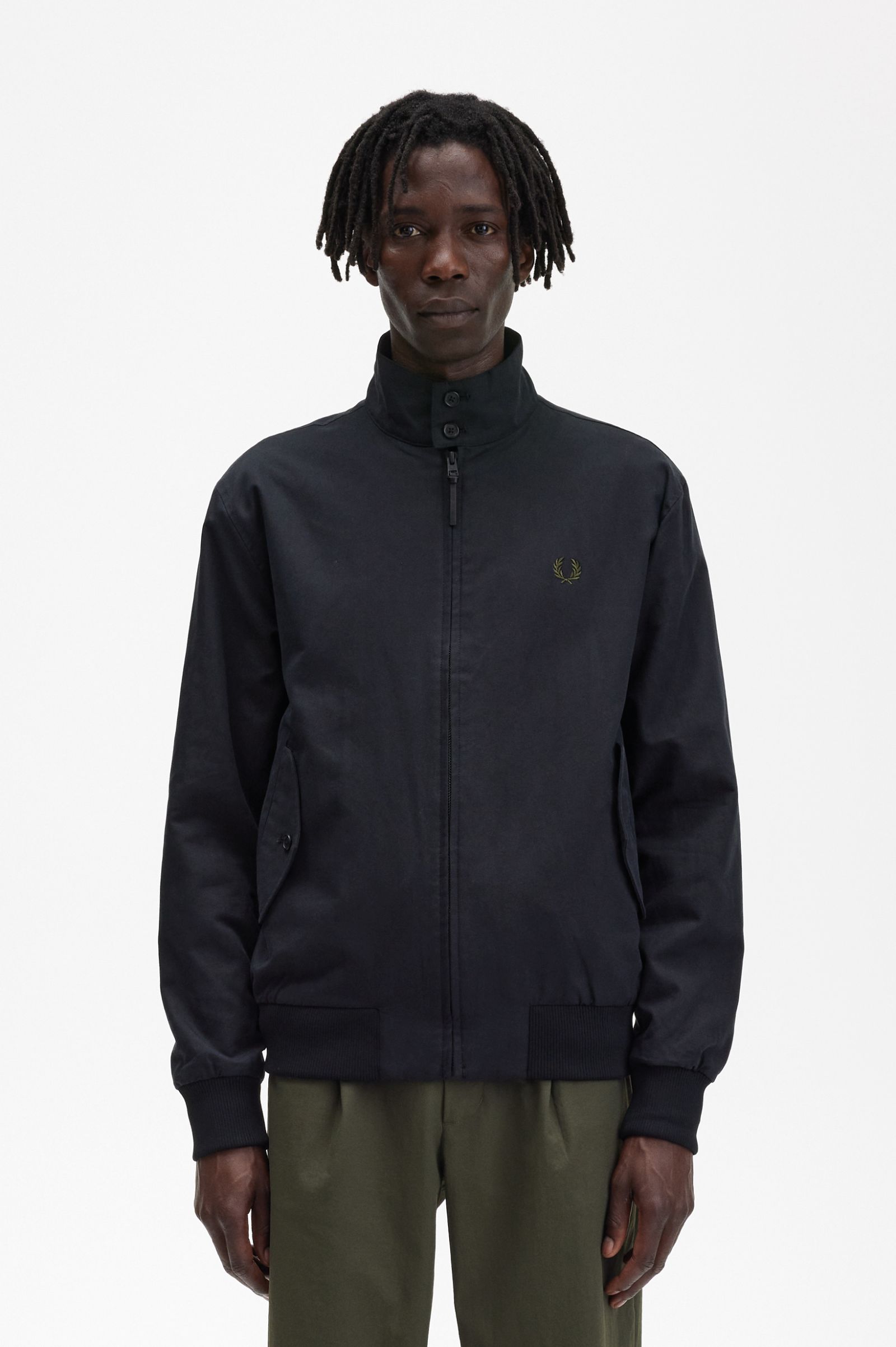 Fred Perry Harrington-Jacke Navy