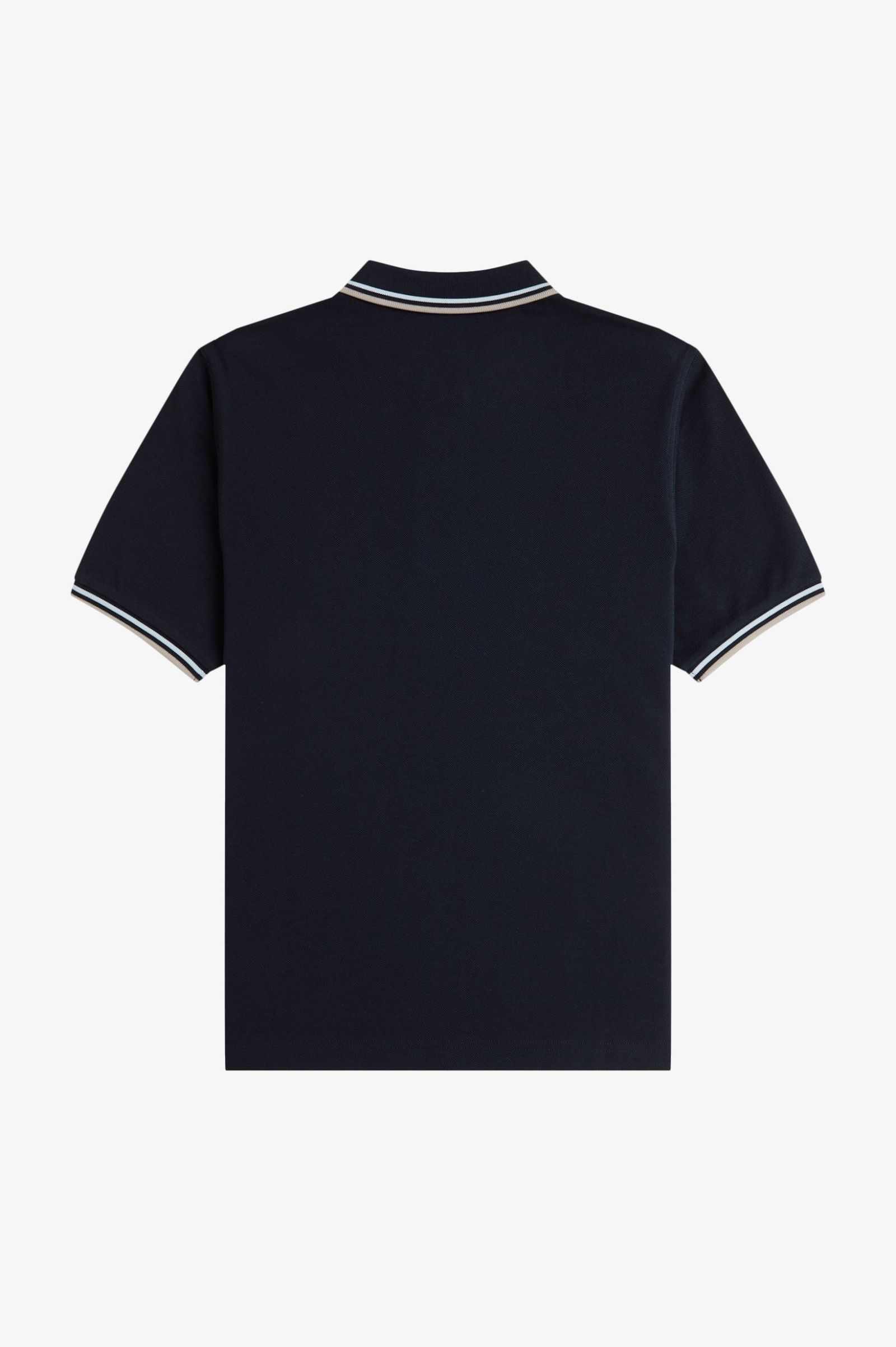 Fred Perry Twin Tipped Polo Shirt (Navy/Light Ice/Warm Oat)