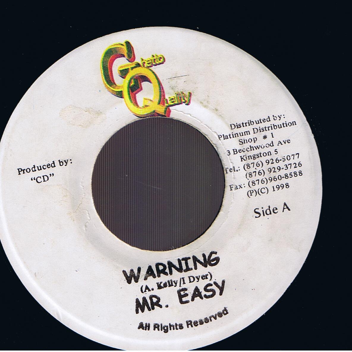 Mr. Easy - Warning (7")