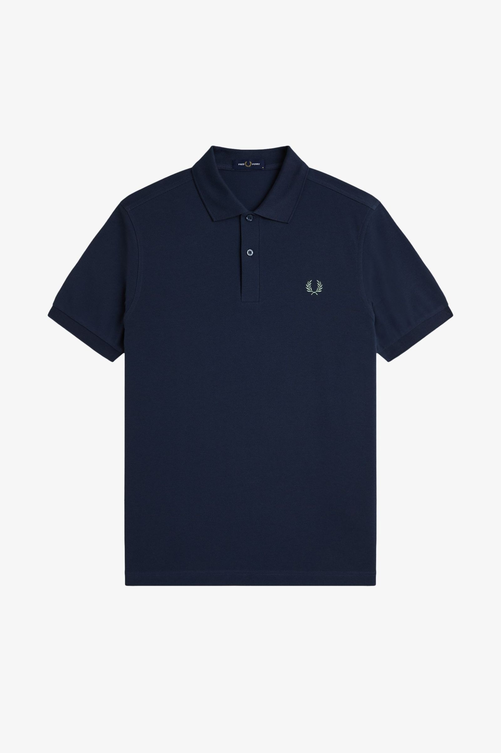 Fred Perry Shirt in Dark Airforce/ Bay Leaf