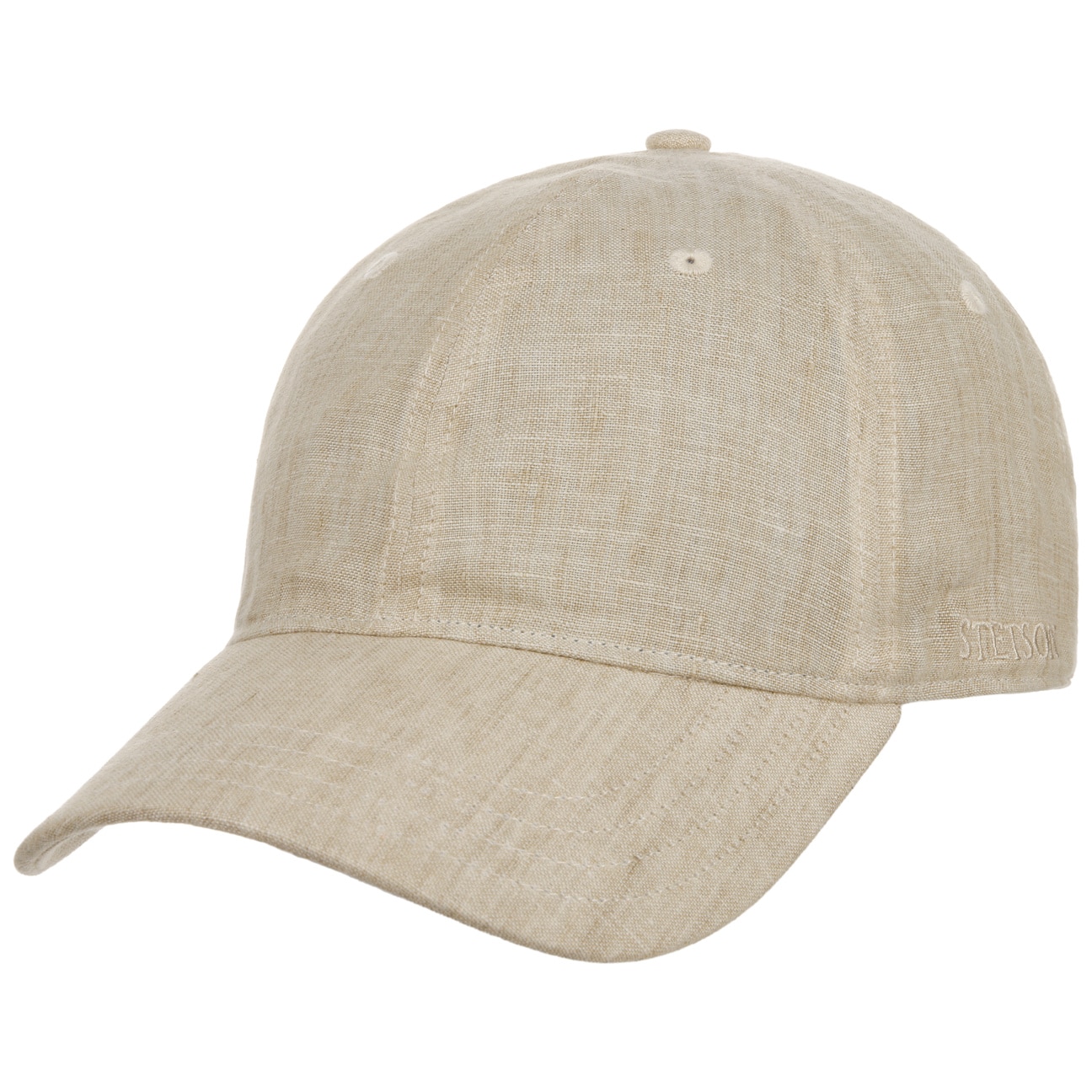 Stetson Linen Baseballcap Sydell (Beige)