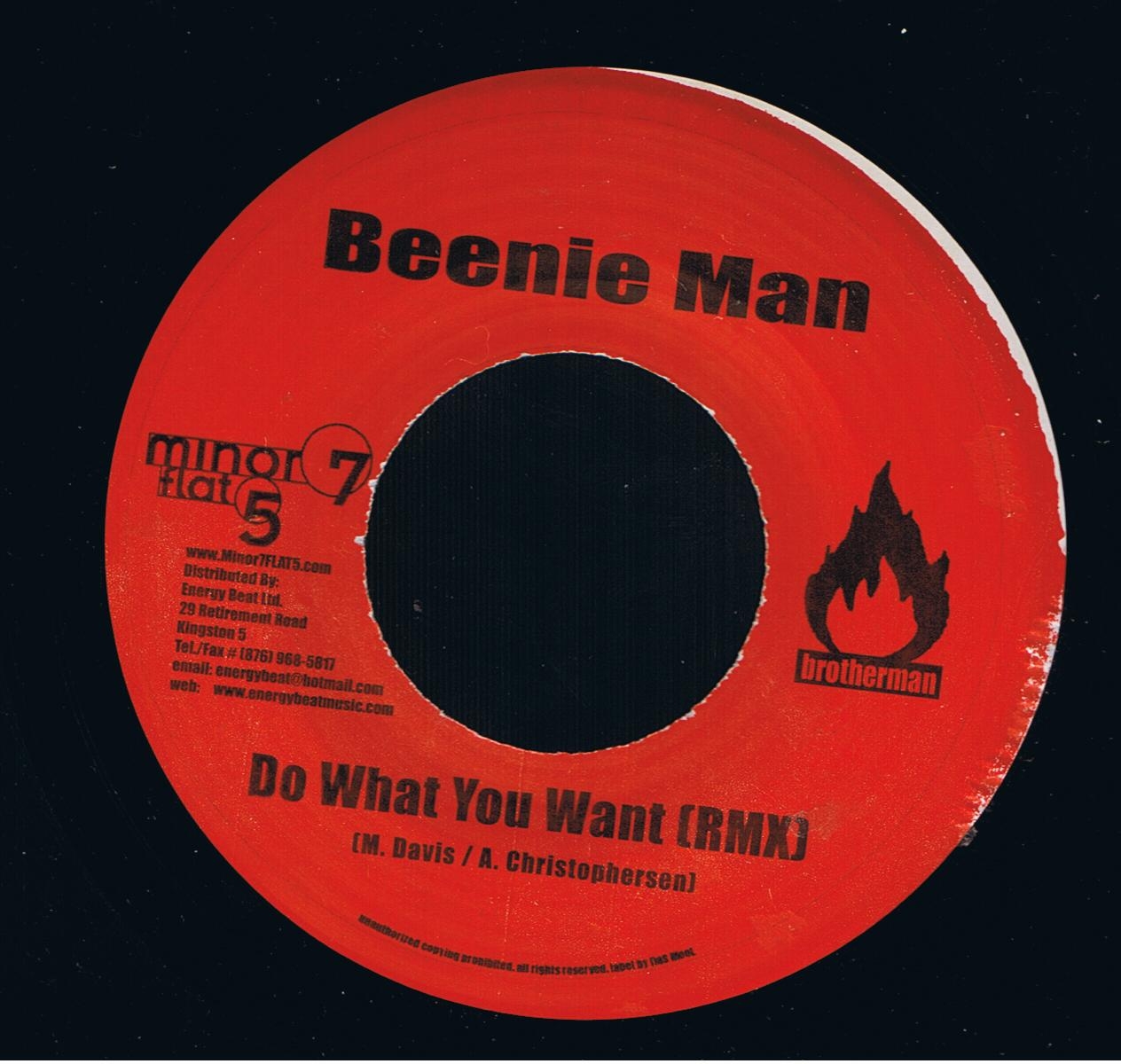 Beenie Man - Do What You Want (RMX) / Version (7") 